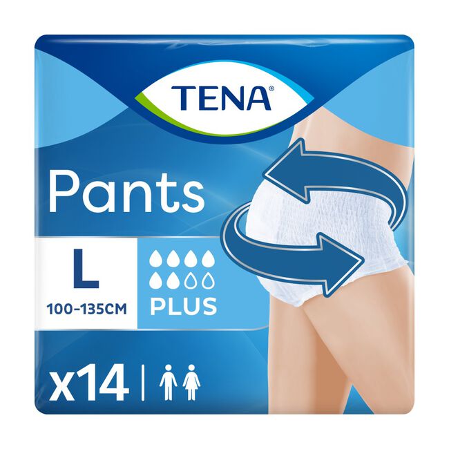 Tena Pants Plus Talla L, 14 Uds