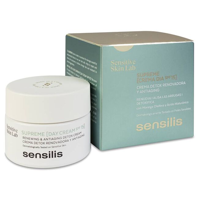 Sensilis Supreme Renewal Detox Day Cream SPF15, 50 ml