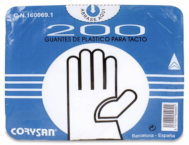 Corysan Guante Tacto Normal, 200 Uds