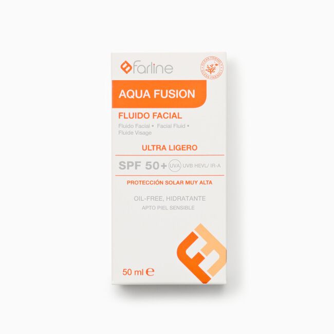 Farline Fluido Facial Aqua Fusi&oacute;n SPF 50+, 50 ml