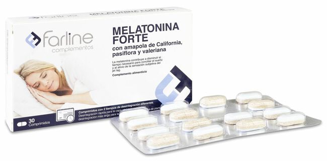 Farline Melatonina Forte, 30 Comprimidos