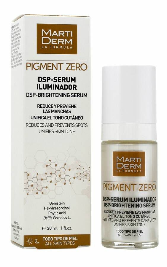 MartiDerm Pigment Zero DSP-Serum Iluminador Despigmentante, 30 ml