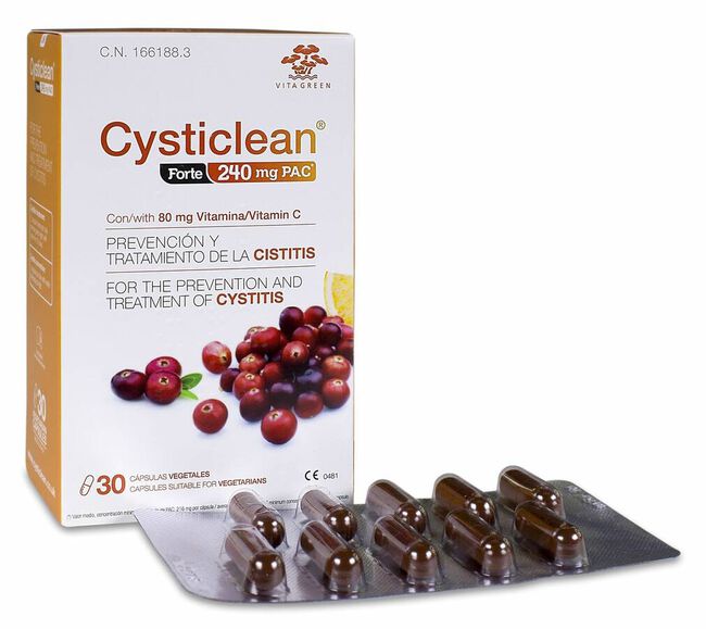 Cysticlean Forte 240 mg, 30 Cápsulas
