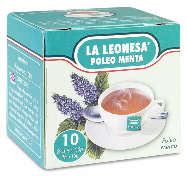 La Leonesa Poleo Menta, 10 Sobres