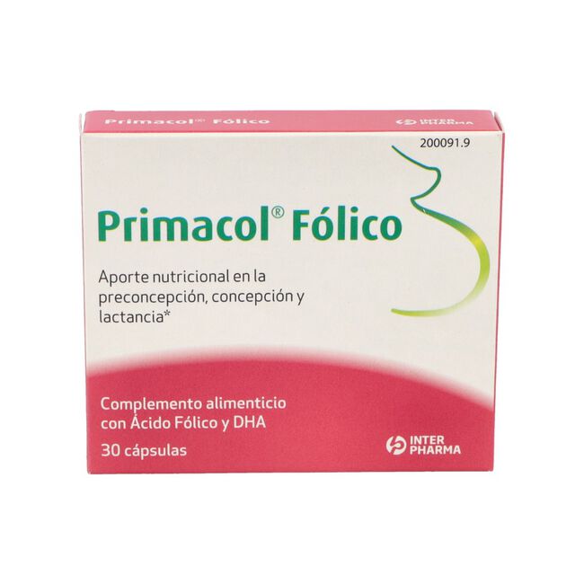 Primacol F&oacute;lico, 30 C&aacute;psulas