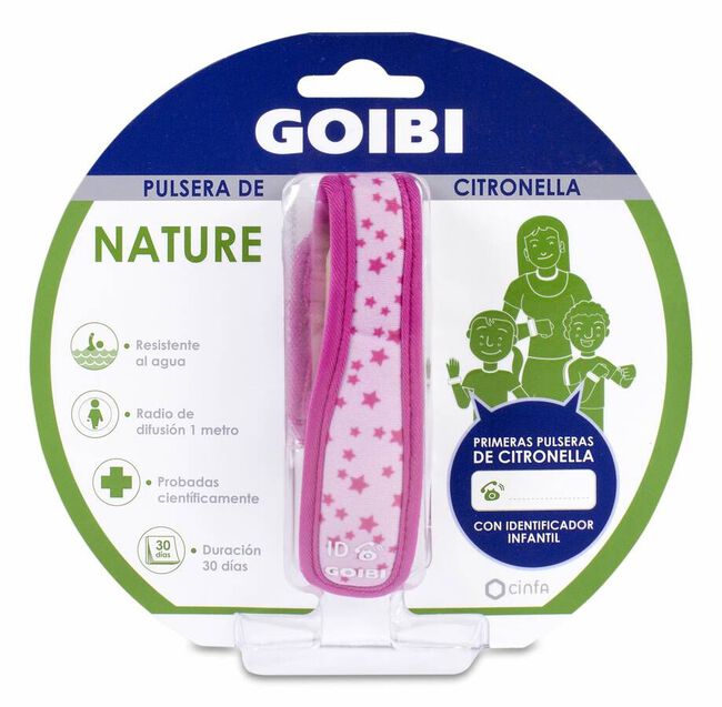 Goibi Pulsera de Citronela Nature Estrellas, 1 Ud
