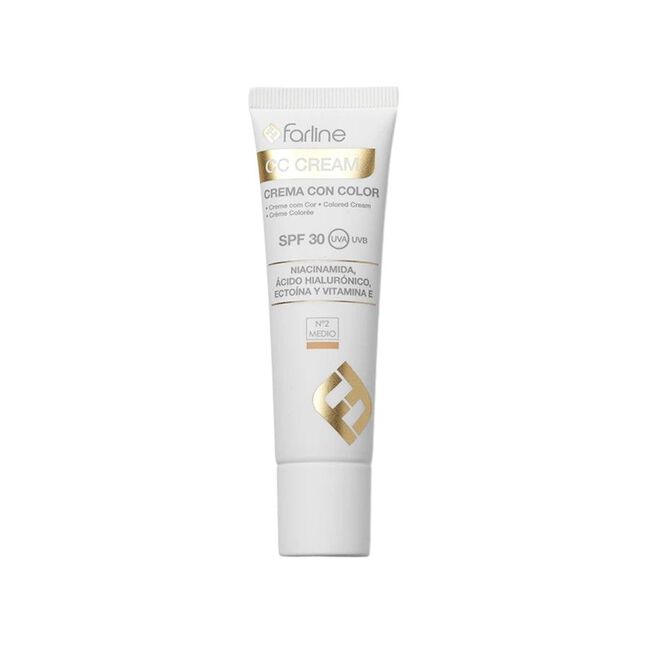 Farline Cc Cream Medio SPF 30, 30 ml