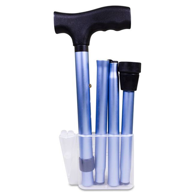 Ayudas Dinámicas Bastón Plegable Fashion AD413/C Azul, 1 Unidad
