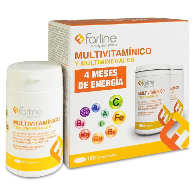 Duplo Farline Pack Multivitamínico, 2x60 Comprimidos