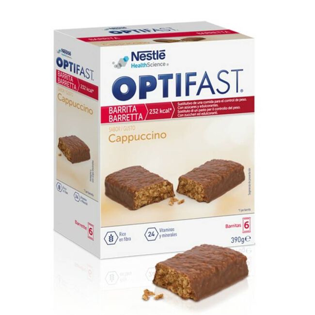 Optifast Barritas Sabor Capuchino, 6 Uds