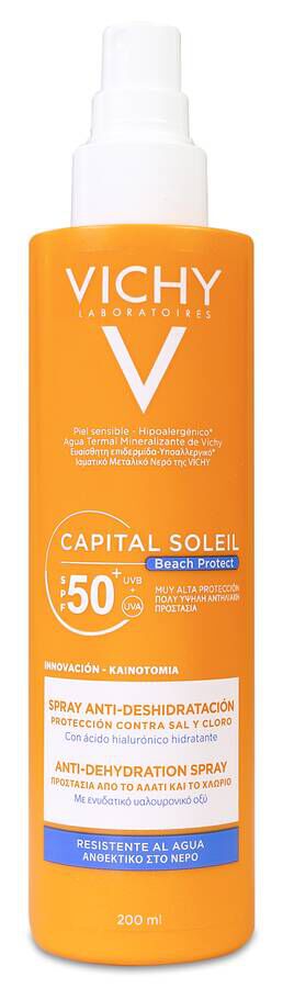 Vichy Capital Soleil Spray Solar Multiprotección SPF50, 200 ml