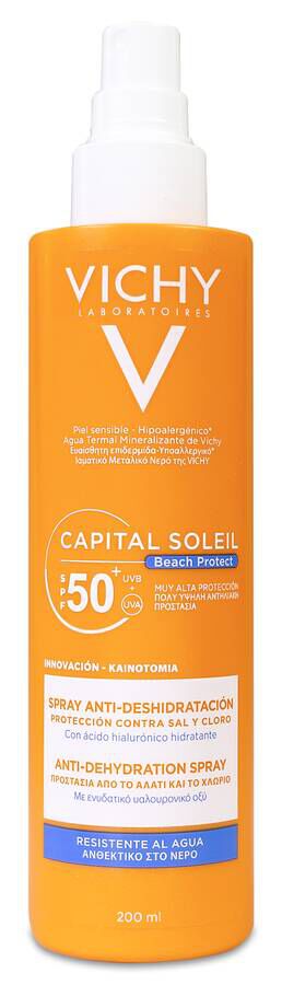 Vichy Capital Soleil Spray Solar Multiprotección SPF50, 200 ml