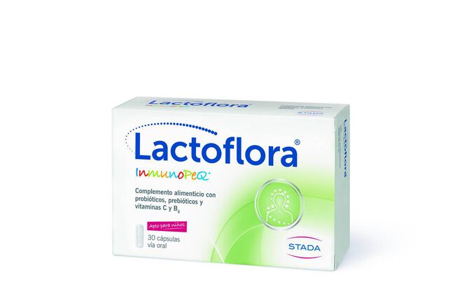 Lactoflora Probióticos InmunoPeQ, 30 Cápsulas
