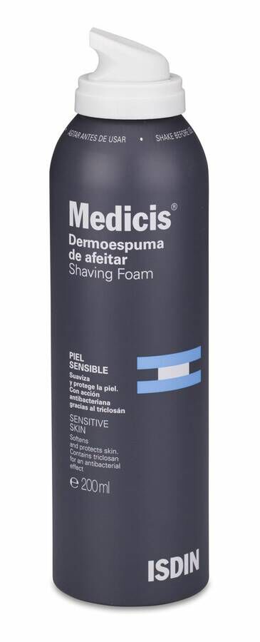 Isdin Medicis Dermoespuma De Afeitar, 200 ml