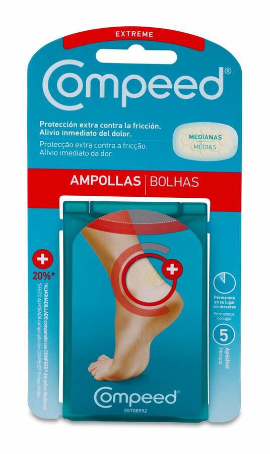 Compeed Ampollas Hidrocoloide Extreme, 5 Uds