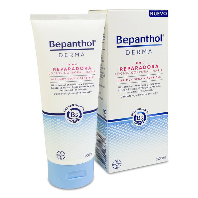 Bepanthol Loción Corporal Reparadora, 200 ml