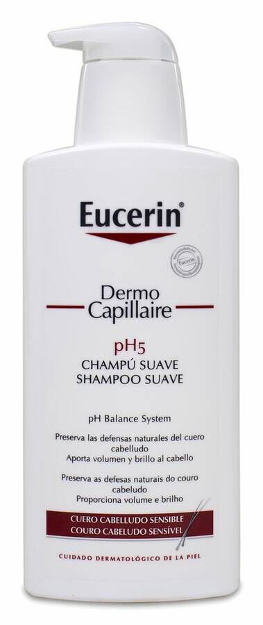 Eucerin DermoCapillaire pH5 Champú Suave, 400 ml