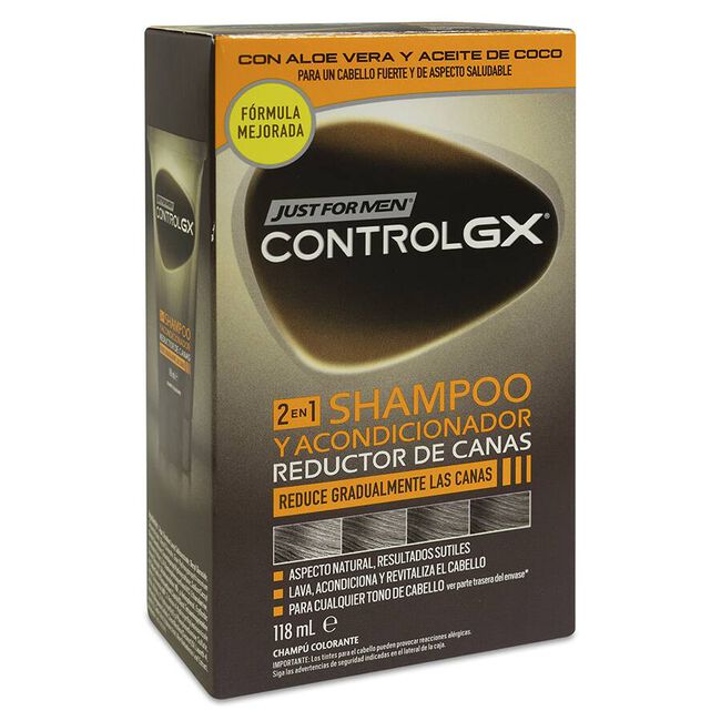 Just For Men Control GX Champú y Acondicionador, 118 ml