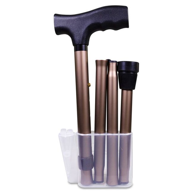 Ayudas Dinámicas Bastón Plegable Marrón AD413/D, 1 Unidad