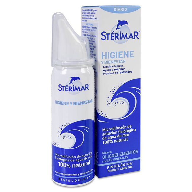 Stérimar Limpieza Nasal Agua de Mar Uso Diario, 50 ml