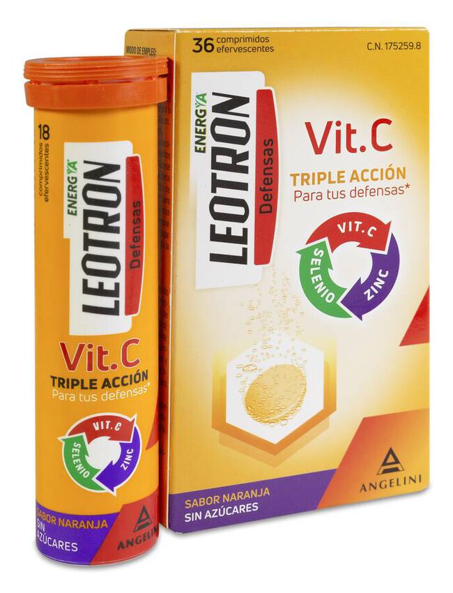 Leotron Vitamina C, 36 Comprimidos