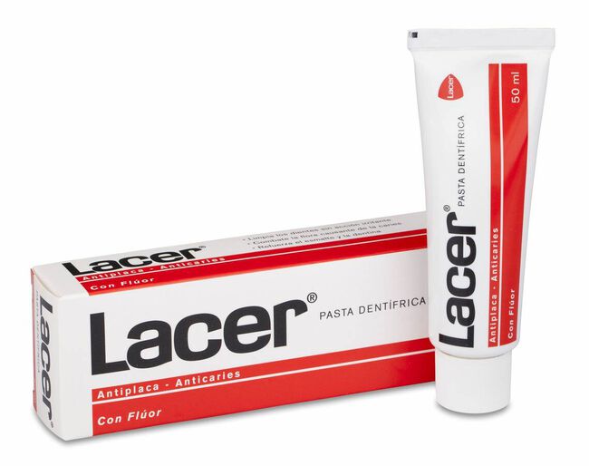 Lacer Pasta Dentífrica con Flúor, 50 ml
