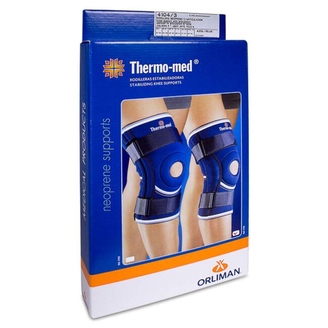 Orliman Rodillera Neopreno Estabilizadores Metálicos 4104 Talla 3, 1 Unidad