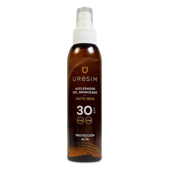 Uresim Aceite Seco Acelerador del Bronceado SPF 30, 125 ml
