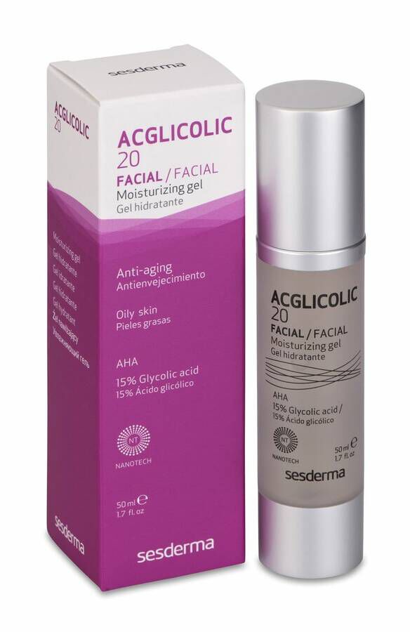Sesderma Acglicolic 20 Gel Hidratante, 50 ml