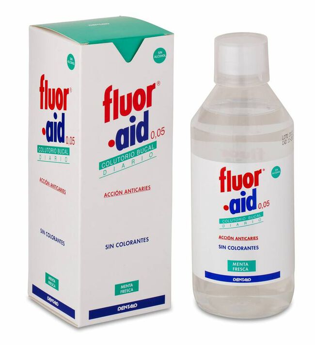 Fluor Aid 0,05% Colutorio, 500 ml