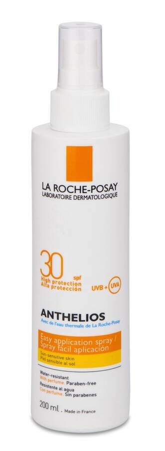 La Roche-Posay Anthelios SPF 30 Alta Protección Spray, 200 ml