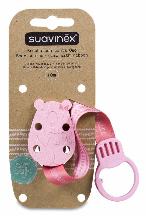 Suavinex Broche Pinza con Cinta Conejo +0 meses, 1 Unidad