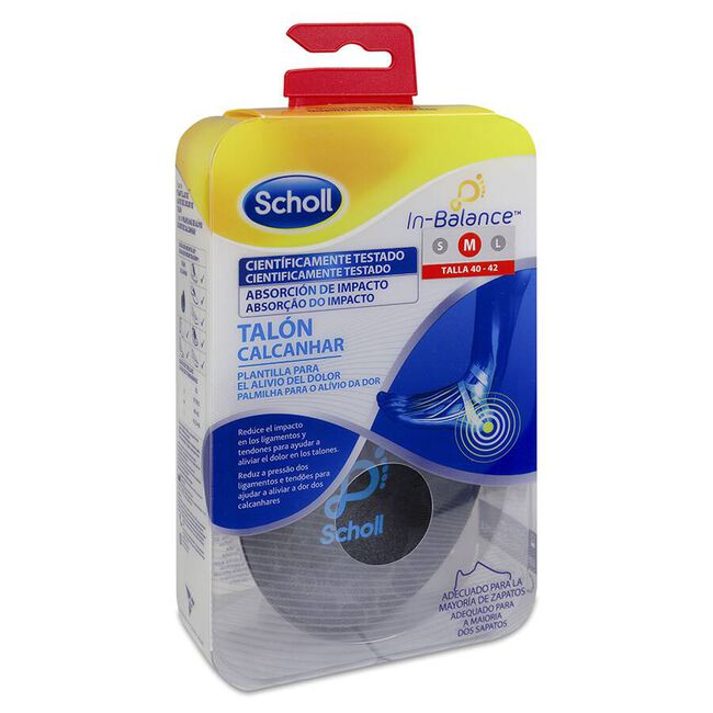 Scholl Plantilla Tobillo Talla M, 1 Par