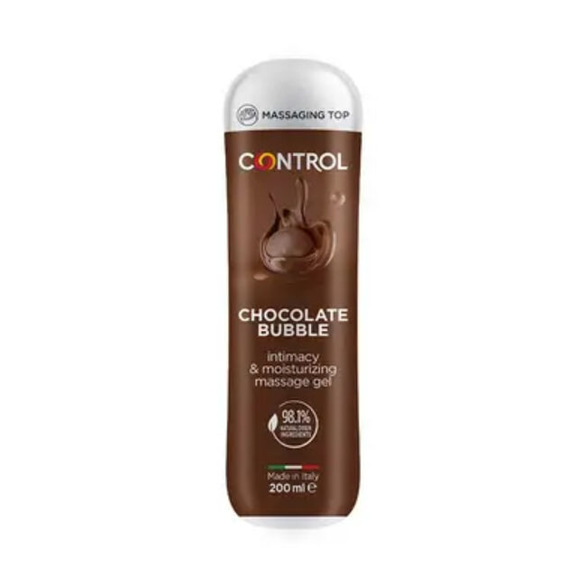 Control Gel Masaje Bubble Chocolate, 200 ml