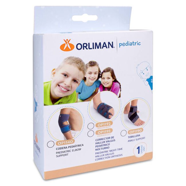Orliman Tobillera Pediátrica OP1190 Talla 2 6-12, 1 Unidad