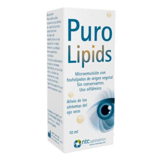 Puro Lipids Microemulsión Oftálmica, 10 ml