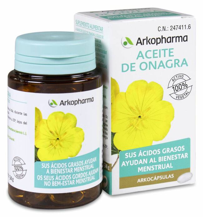 Arkopharma Arkocápsulas Aceite de Onagra, 50 Perlas