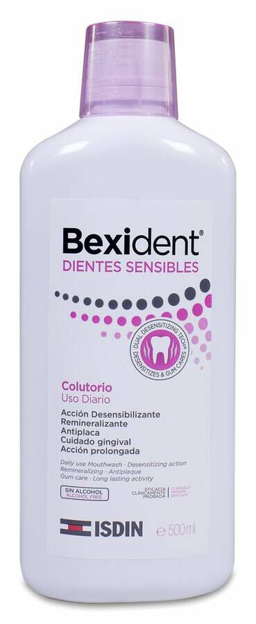 imagen de Isdin Bexident Dientes Sensibles Colutorio, 500 ml