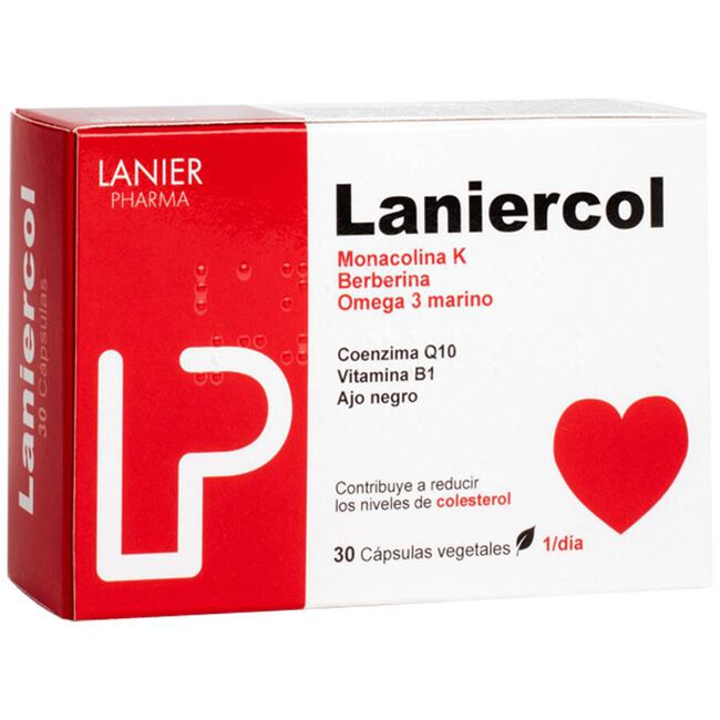 Laniercol, 30 Cápsulas Vegetales