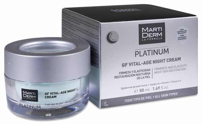 MartiDerm Platinum GF Vital-Age Night Cream, 50 ml