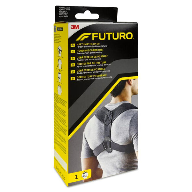 3M Futuro Corrector Postura Ajustable Talla Única, 1 Unidad