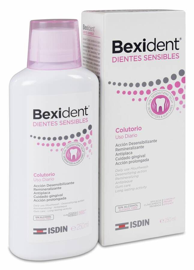 Isdin Bexident Dientes Sensibles Colutorio, 250 ml