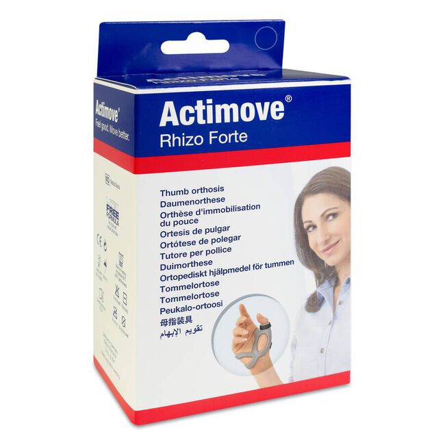Actimove Rhizo Forte Ortesis de Pulgar para Mano Izquierda Talla S, 1 Ud