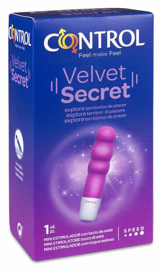 Control Velvet Secret Mini Estimulador, 1 Ud