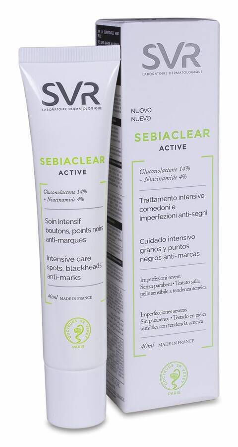 SVR Sebiaclear Active Crema, 40 ml