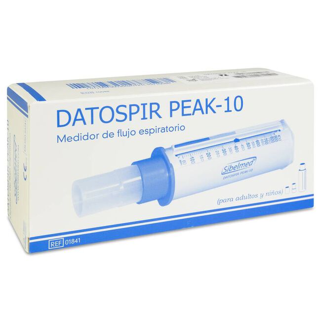 Datospir Peak-10 Espirómetro Medidor de Flujo, 1 Unidad