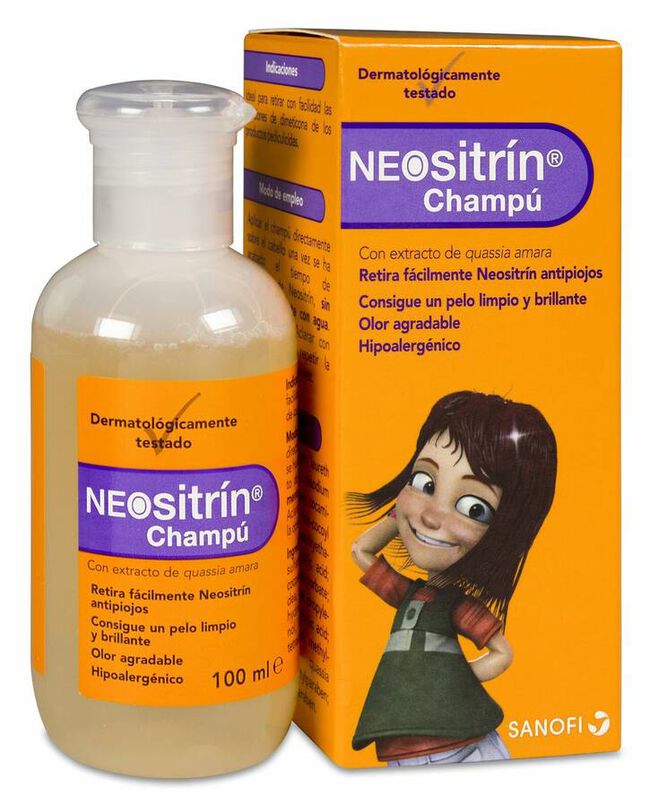 Neositrín Champú Antipiojos, 100 ml