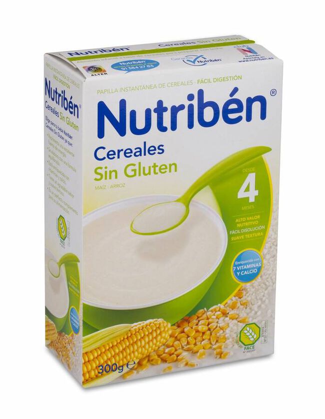 Nutriben Cereales Sin Gluten, 300 g