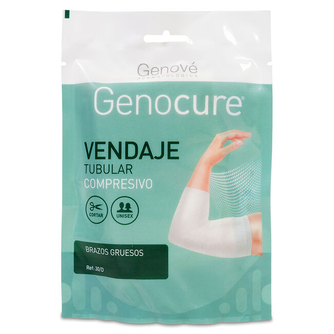 Genocure Vendaje Tubular Compresivo Brazos Gruesos Ref.30, 1 Ud