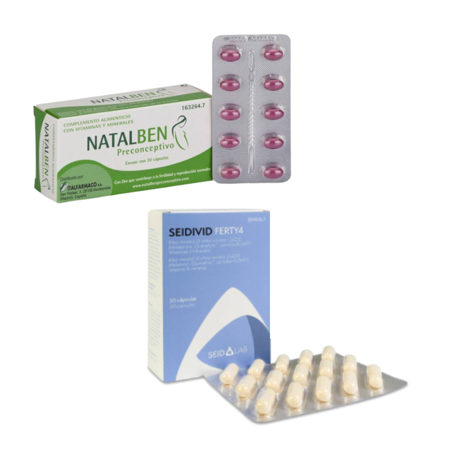Pack Natalben Preconceptivo + Seidivid Ferty4